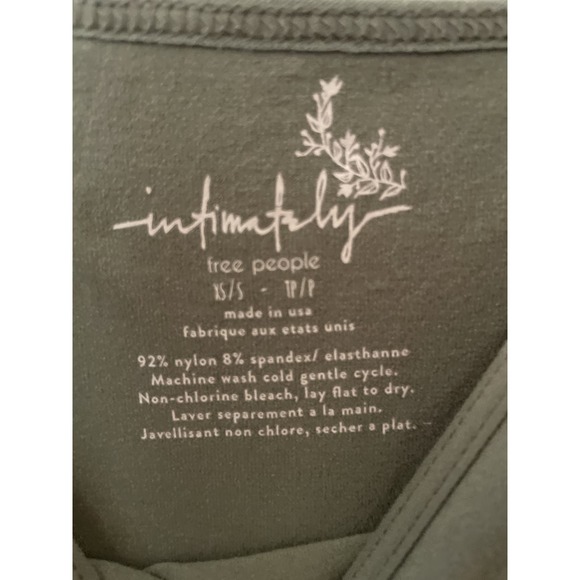 Intimately Free People Women's Sage Green Spaghetti Strap Tank Dress XS/S NWOT - Picture 5 of 5